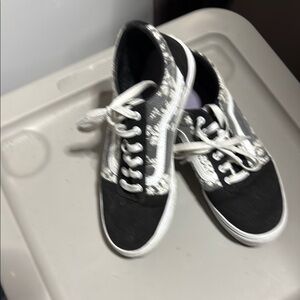 Vans Black and White Old Skool Sneakers